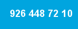 926 448 72 10 926 448 72 10
